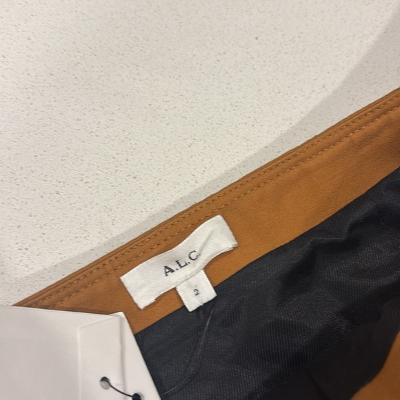 NWT ALC Pia Mini Skirt Bronze Size 2 - Picture 5 of 6